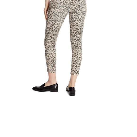 Ella Moss high rise skinny ankle animal print stretch jeans. Worn about 3x - Picture 2 of 12